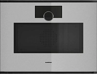 Gaggenau GM250130 — Комбинированный духовой шкаф с микроволнами Петли двери справа, отделка Gaggenau Sterling